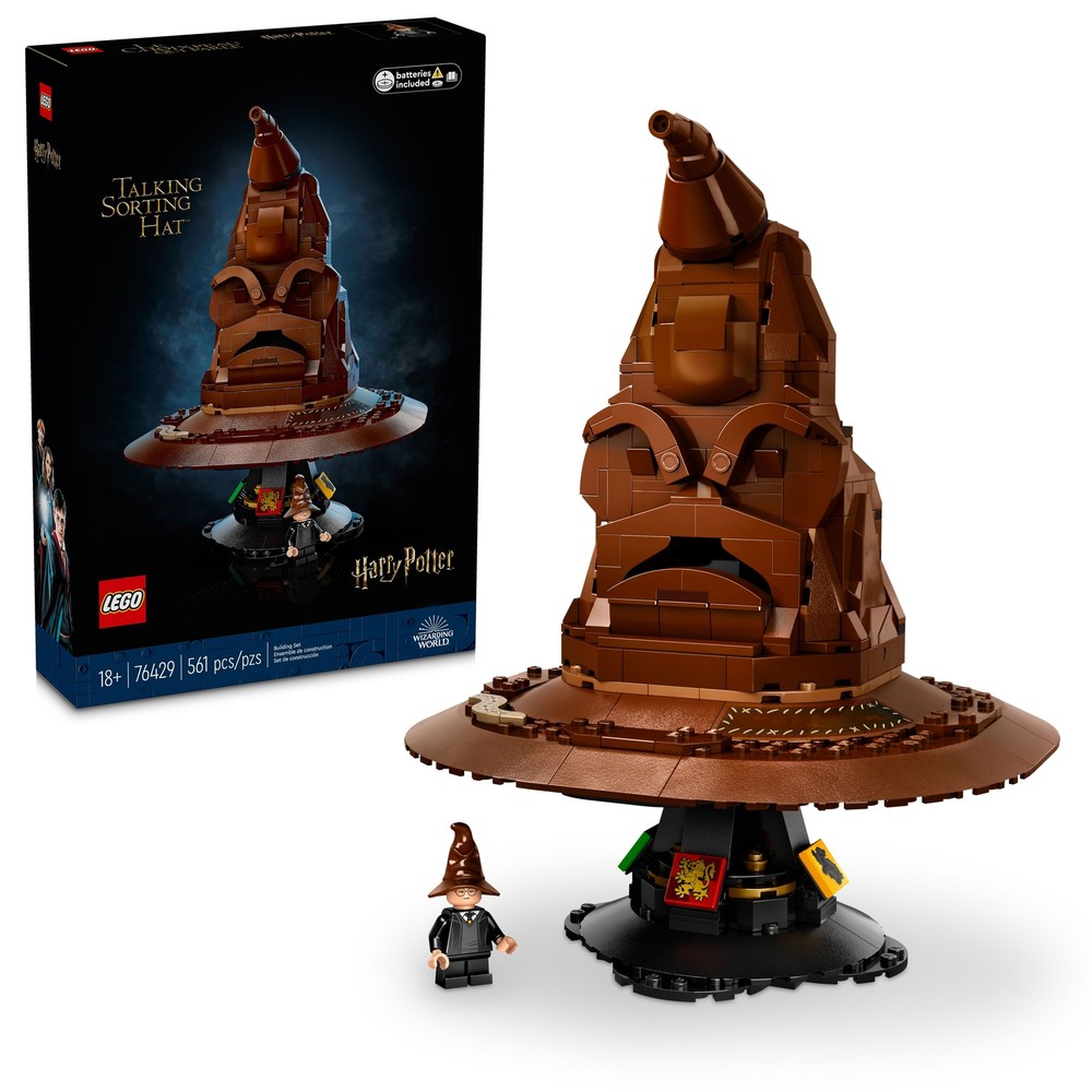 LEGO Harry Potter Talking Sorting Hat Building Set 76429