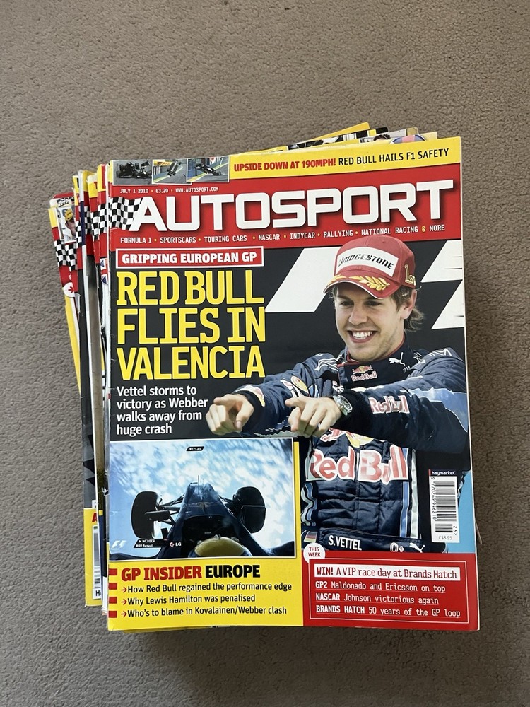 Giant Joblot Bundle Of Autosport Magazine July To December 2010