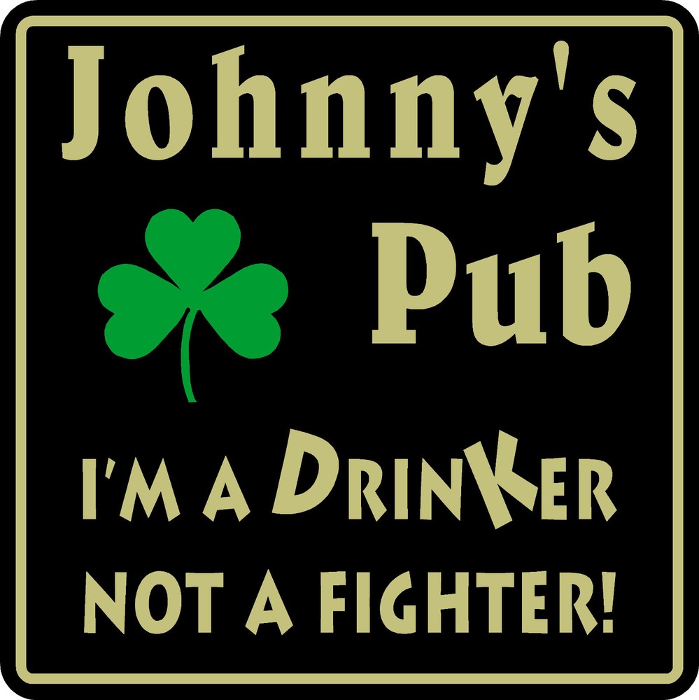 Personalized Irish Pub Sign Custom Bar Beer Wall Decor Made in USA-image