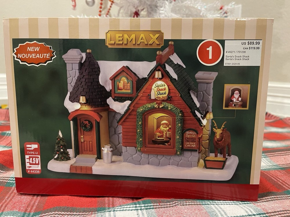 Lemax Santa’s Wonderland Village, Santas Snack Shack, #45271, Christmas Village