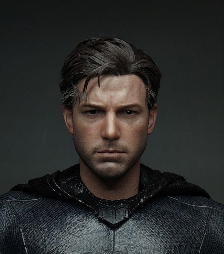 Hot Toys Batman Justice League Hair Transplant Custom Head