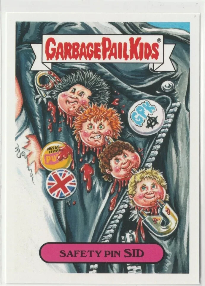 Safety Pin Sid Garbage Pail Kids GPK 2017 Battle of the Bands Card #8a