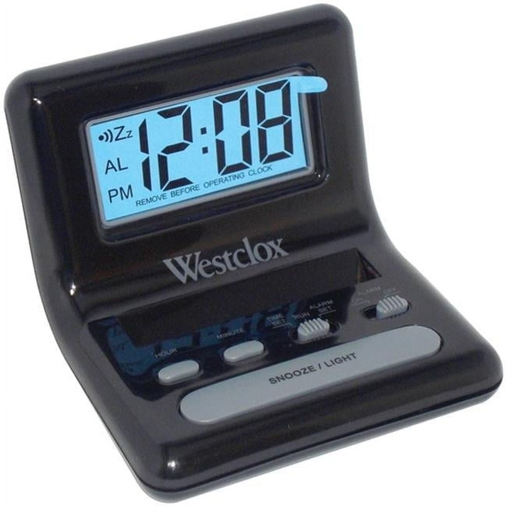 Digital Black Travel Alarm Clock