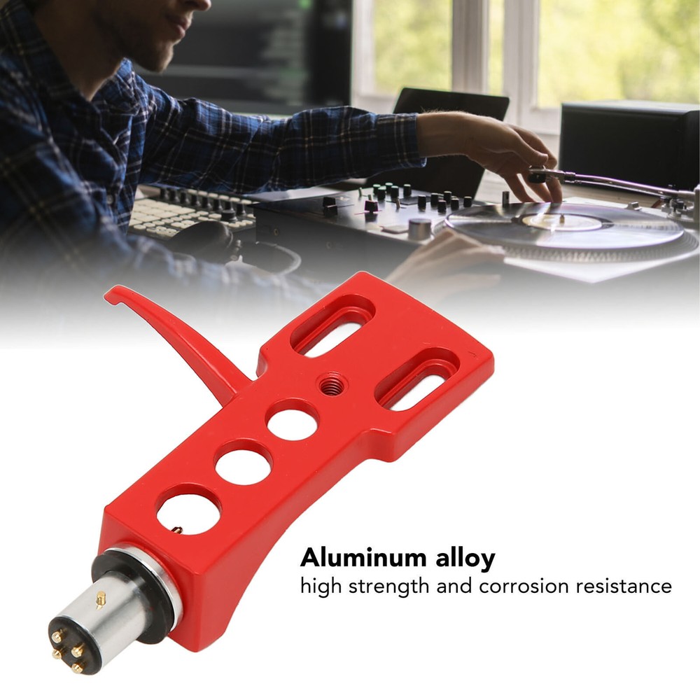 Aluminum Alloy Turntable Headshell with High Strength Stylus for LP Vinyl Records