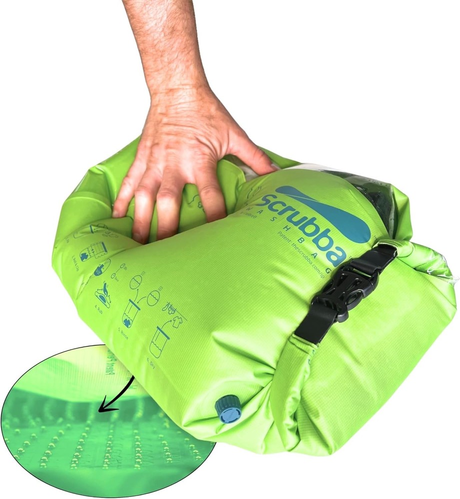 Scrubba Portable Wash Bag Lightweight Manual Laundry Machine for Travel