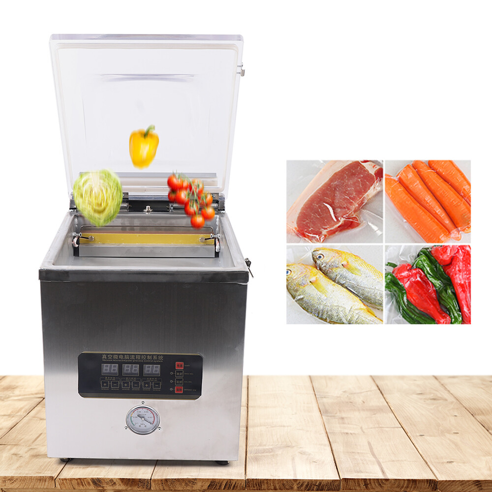 ZK-260 360W Commercial Chamber Vacuum Sealer Machine for Food Packaging