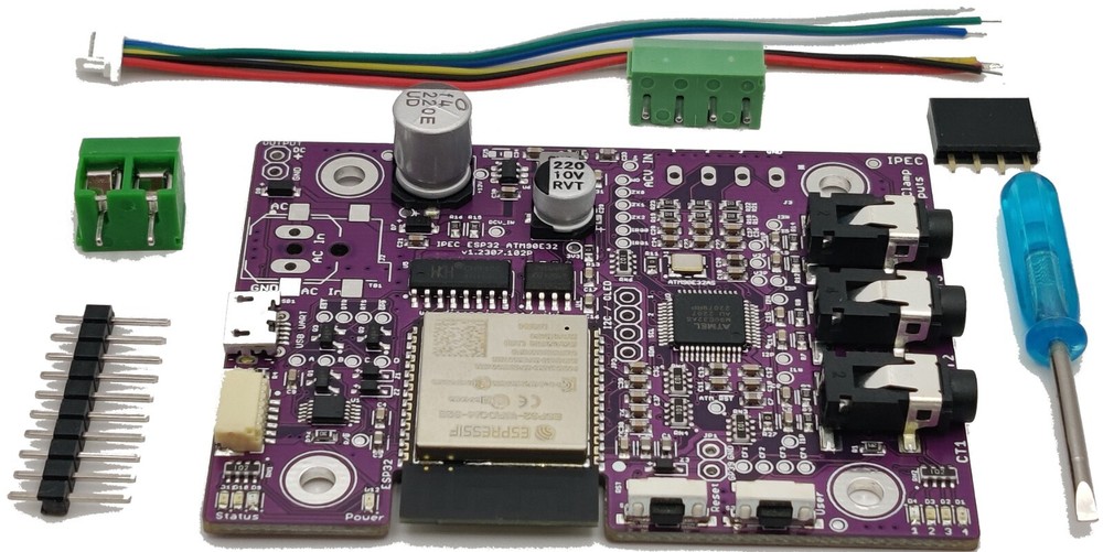 IPEC ESP32E ATM90E32 DAC IoT Power Energy Controller Home Automation 1-3 Phases-image