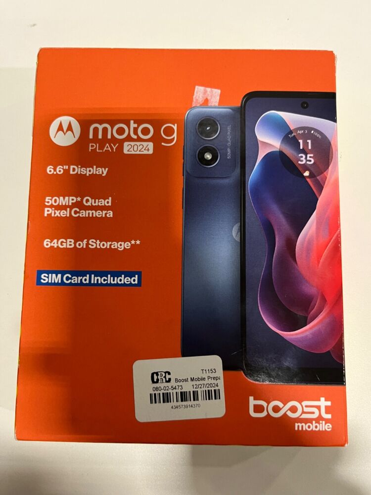 Motorola Moto G Play 2024 64GB Blue XT2413-2 (Boost)