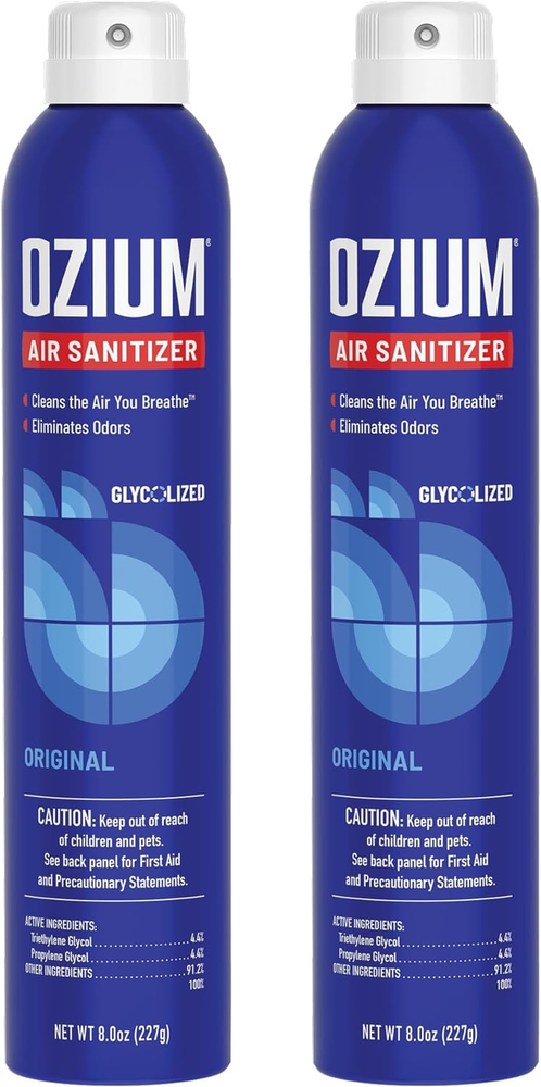 8 Oz. Air Sanitizer & Odor Eliminator for Homes, Cars, Offices and More, Origina