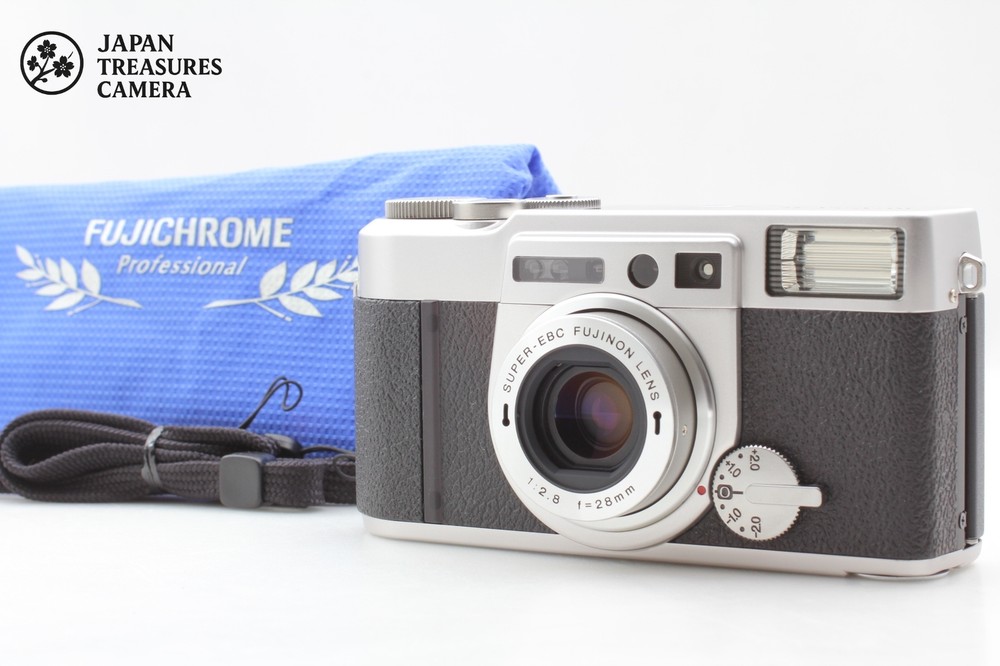 Fuji Fujifilm KLASSE W Silver 35mm Film Camera From Japan - Rare Almost Unused Condition