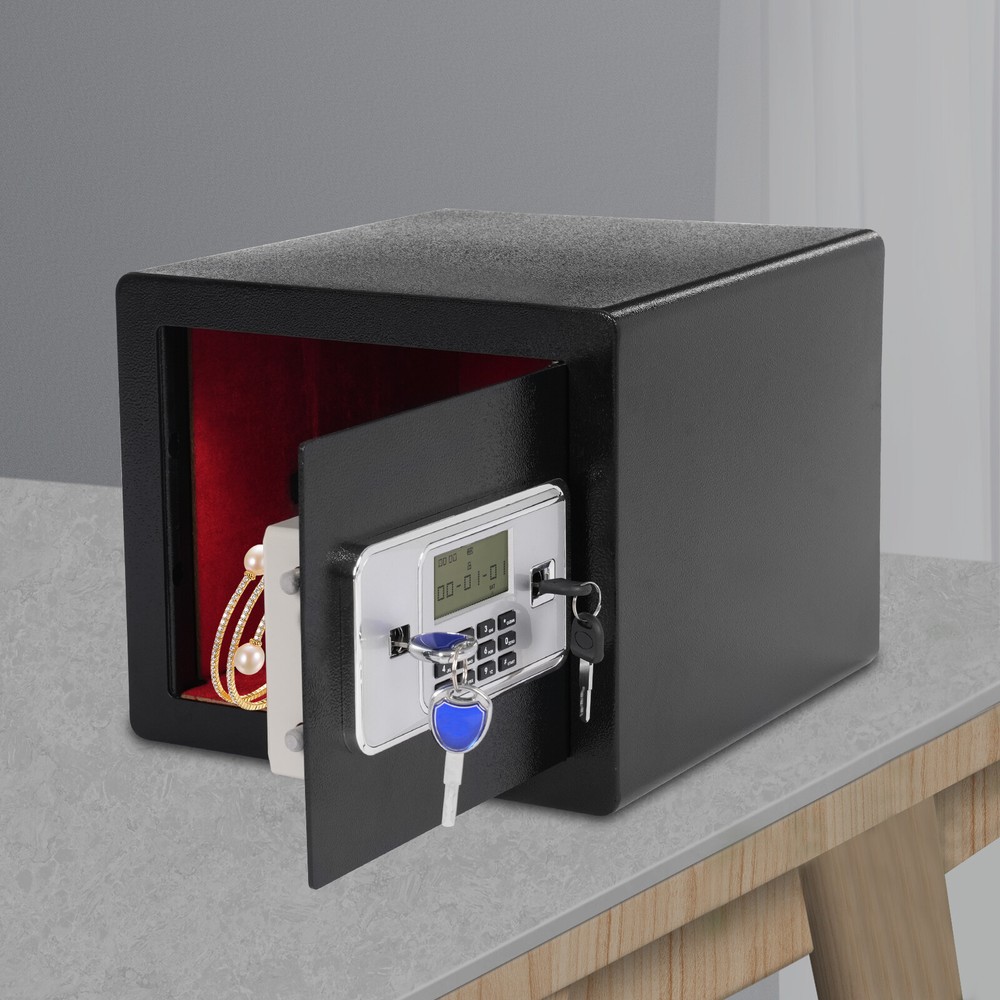 Biometric Keypad Safe Box 1.4 cu.ft Fireproof Security for Home & Office-image