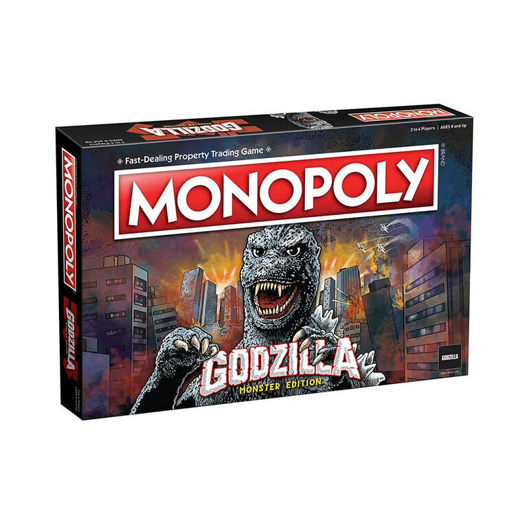 Grosnor MONOPOLY: Godzilla Board Game - English Edition