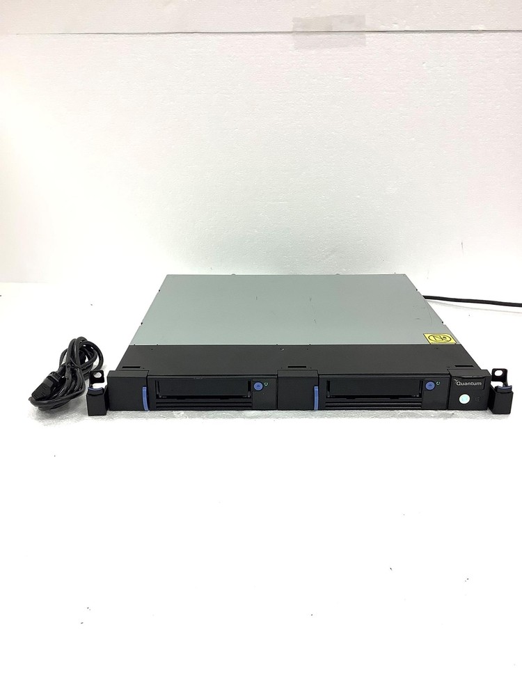 QUANTUM 7226-1U3 LTO 5-H FRU Storage Enclosure w/2 Lto Ultrium 5-H Tape Drives