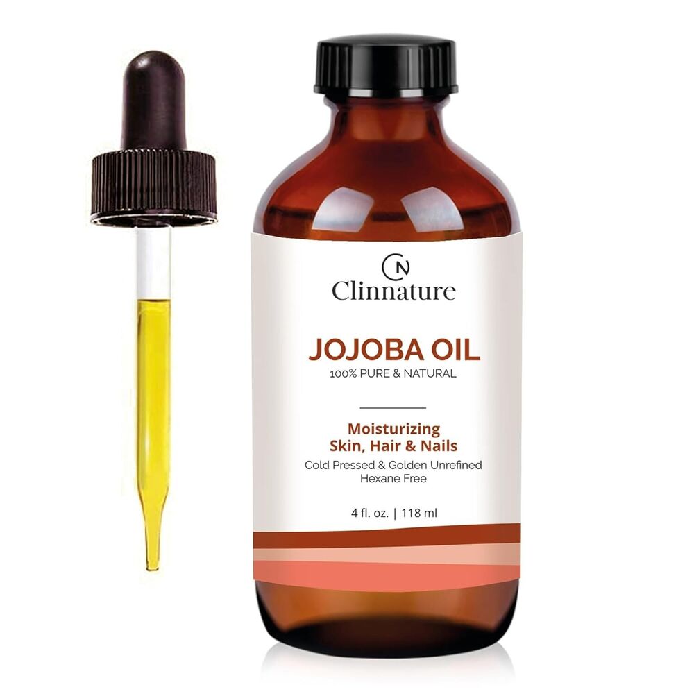 Jojoba Golden Oil 100% Pure & Natural Cold Pressed Hexane-Free For Hair & Skin