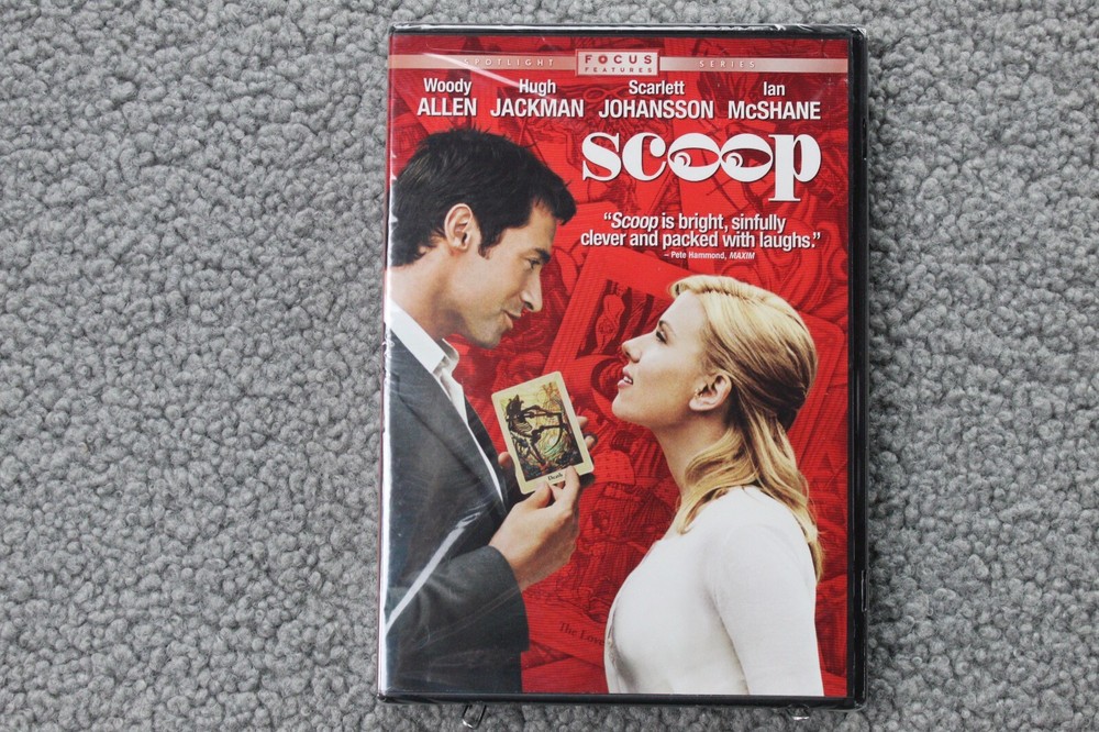 Scoop Focus Features Widescreen DVD Woody Allen Huch Jackman BUY NOW SHIPS TODAY-image