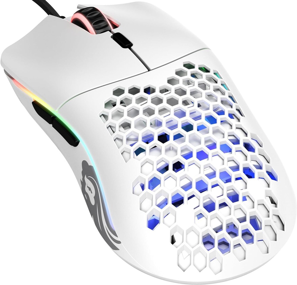 Pixart 33 Model O Wired Superlight 67g RGB Honeycomb Gaming Mouse