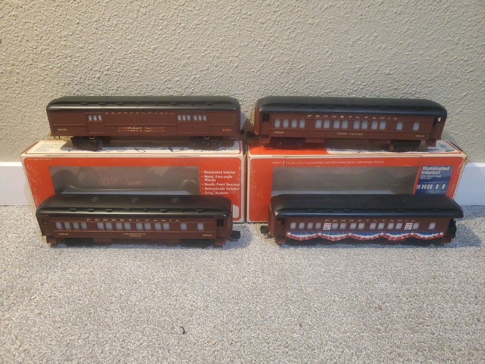 lionel pennsylvania passenger car lot