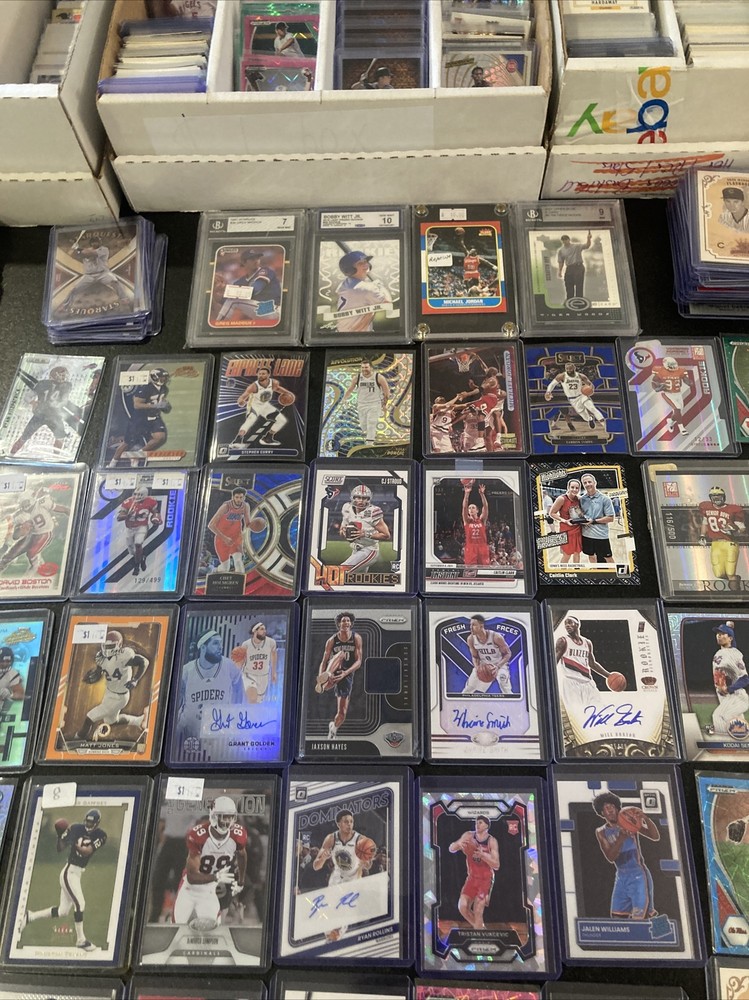 2,000 CARD BGS CCG 10 Tiger Jordan Caitlin Clark Insert Star RC Jersey Auto Lot
