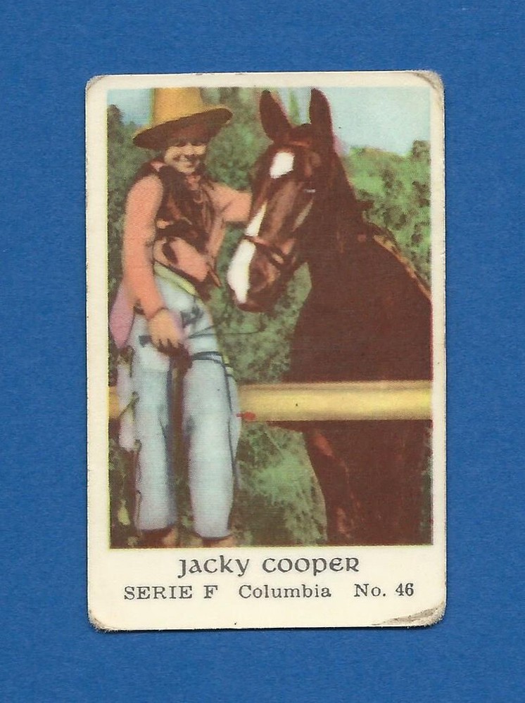1956 Dutch Gum Card Serie F #46 Jackie Cooper