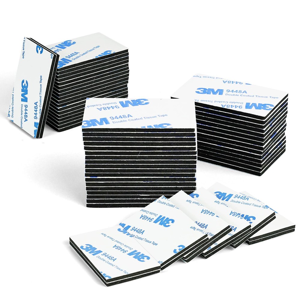 Double Sided Tape Double Sided Mounting Tape 120PCS Double Sided Foam Tape Do...