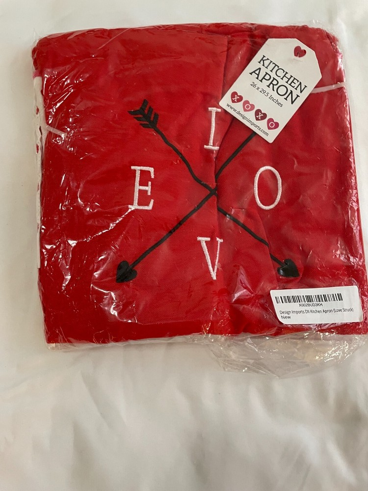 Stylish Adjustable Love Kitchen Apron New with Tags Fits Most