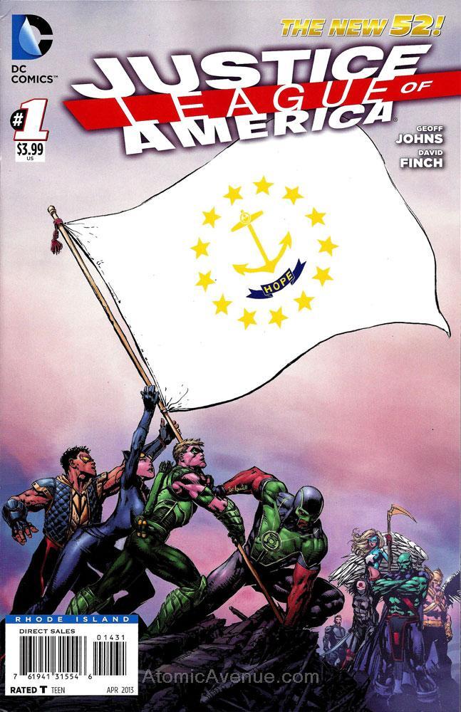Justice League of America (3rd Series) #1B (41st) VF/NM; DC | New 52 Rhode Islan