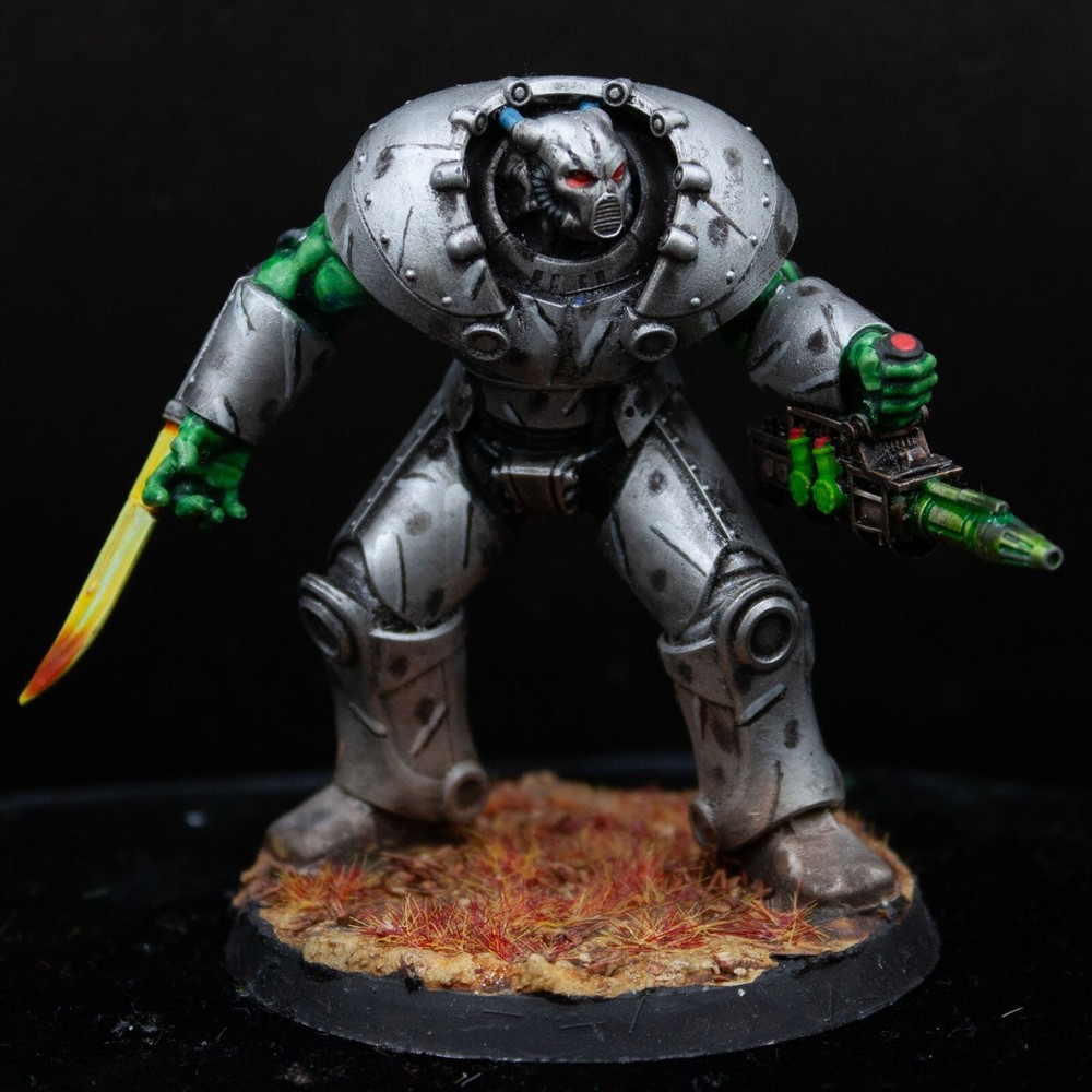 Fallout Wasteland Warfare 28mm Wargame Painted Enclave Frank Horrigan Supermutan