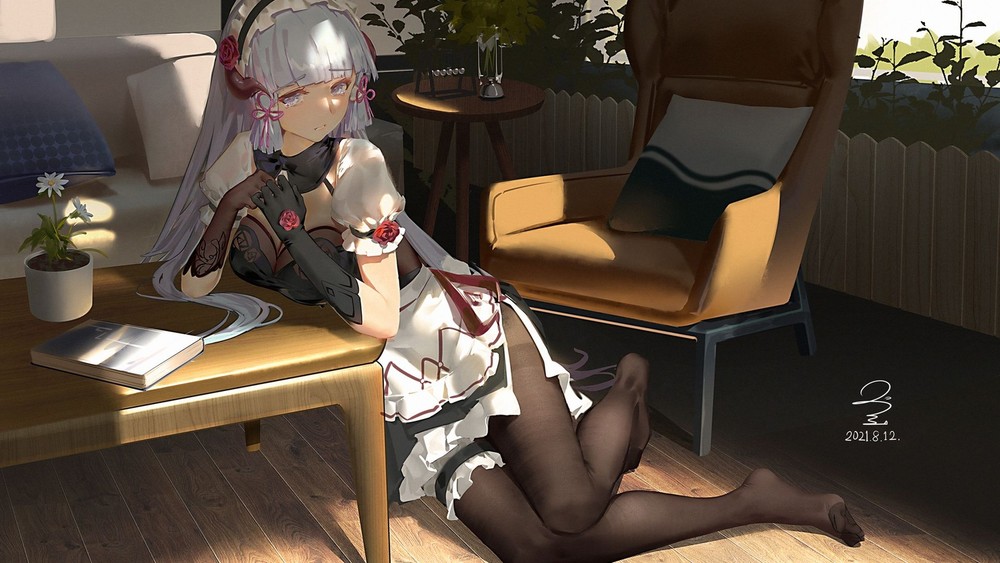 Genshin Impact Kamisato Ayaka Anime Gaming Playmat Desk Mat Uniform Design  