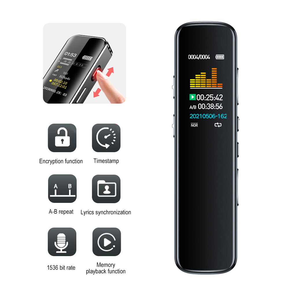 Voice Activated Digital Recorder Pen with MP3 Playback-image