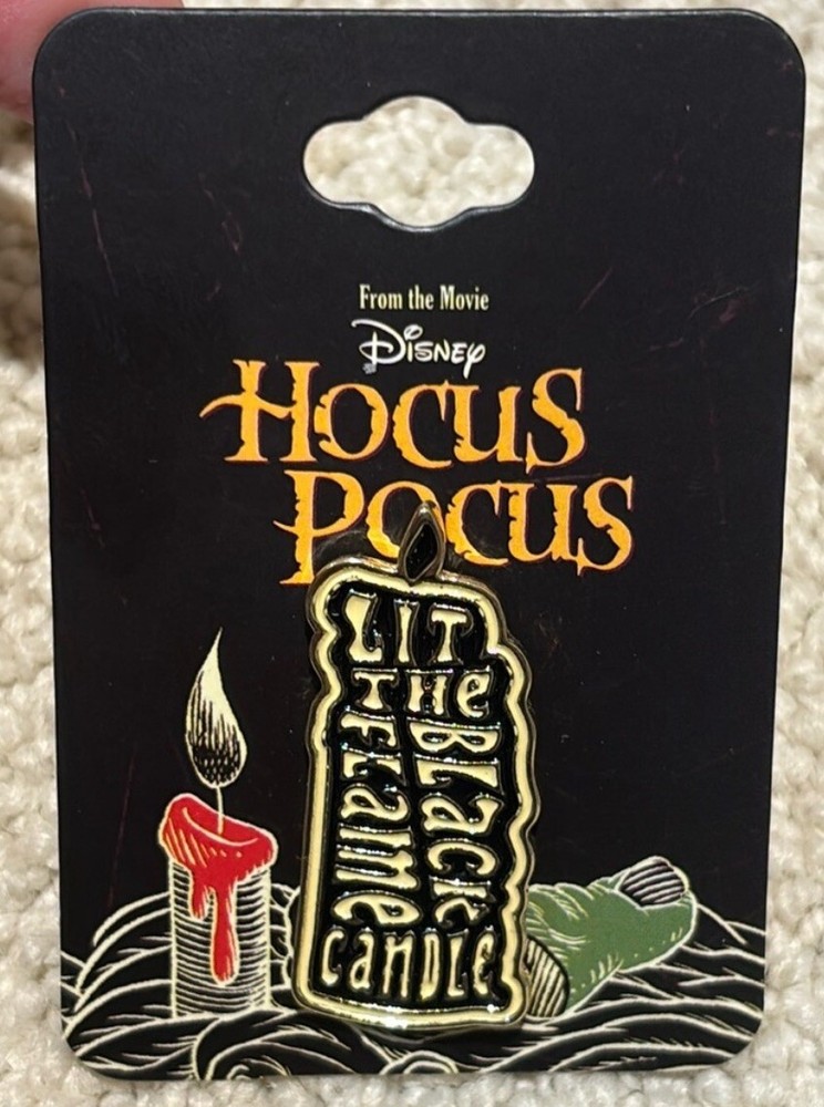 Bioworld Disney Hocus Pocus “Lit The Black Candle Flame” enamel pin