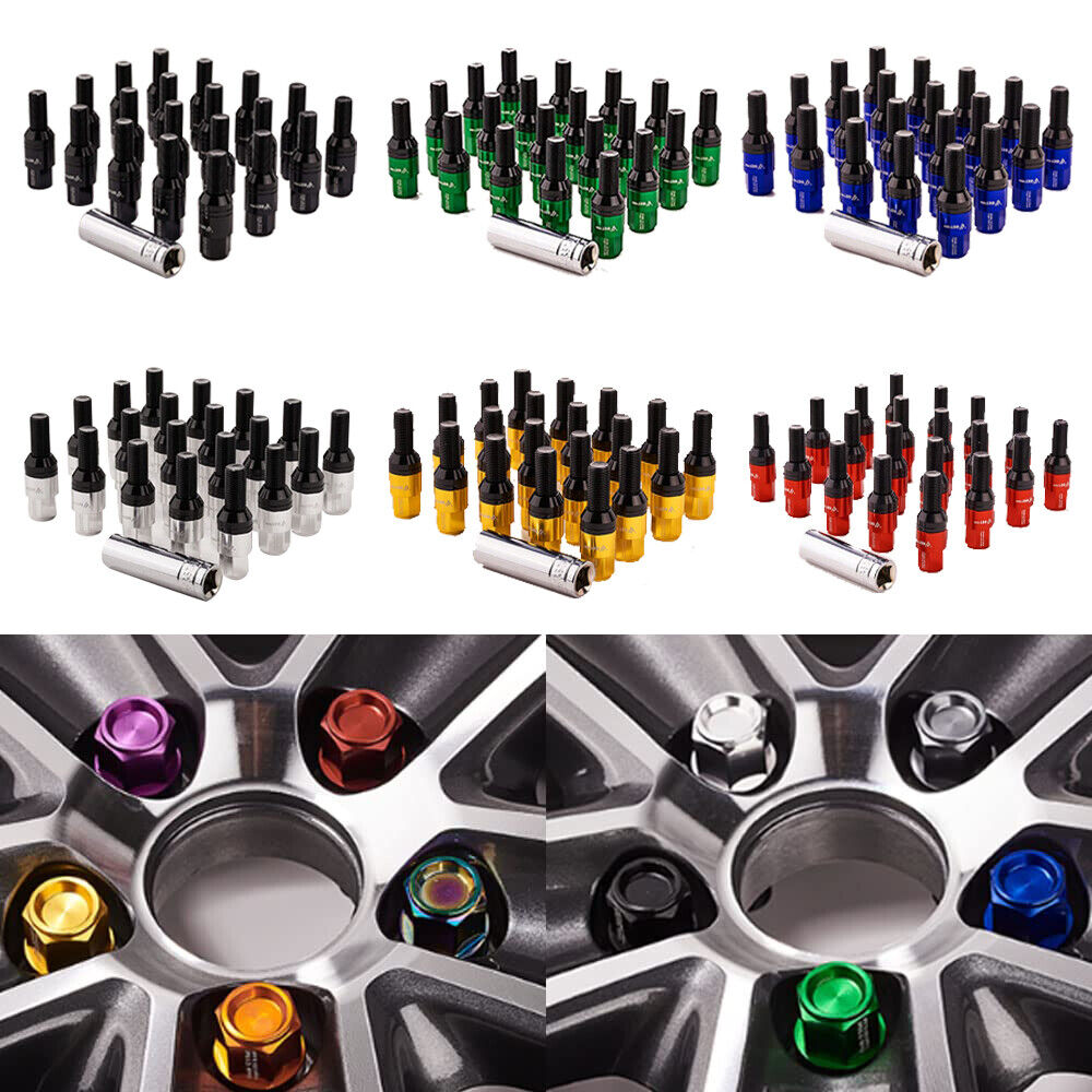 20pcs M14x1.25 Wheel Lug Bolts Forged Studs Set Cone Seat w/ 28mm Shank for BMW