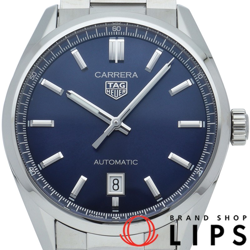 TAG Heuer Carrera Date Calibre 5 Blue Dial Mens Watch WBN2112 BA0639