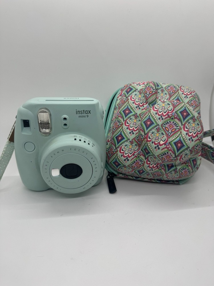 FUJIFILM Instax Mini 9 Instant Camera with Carry Bag - Tested & Working