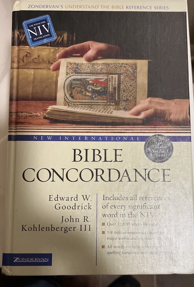 Zondervans Bible  Concordance