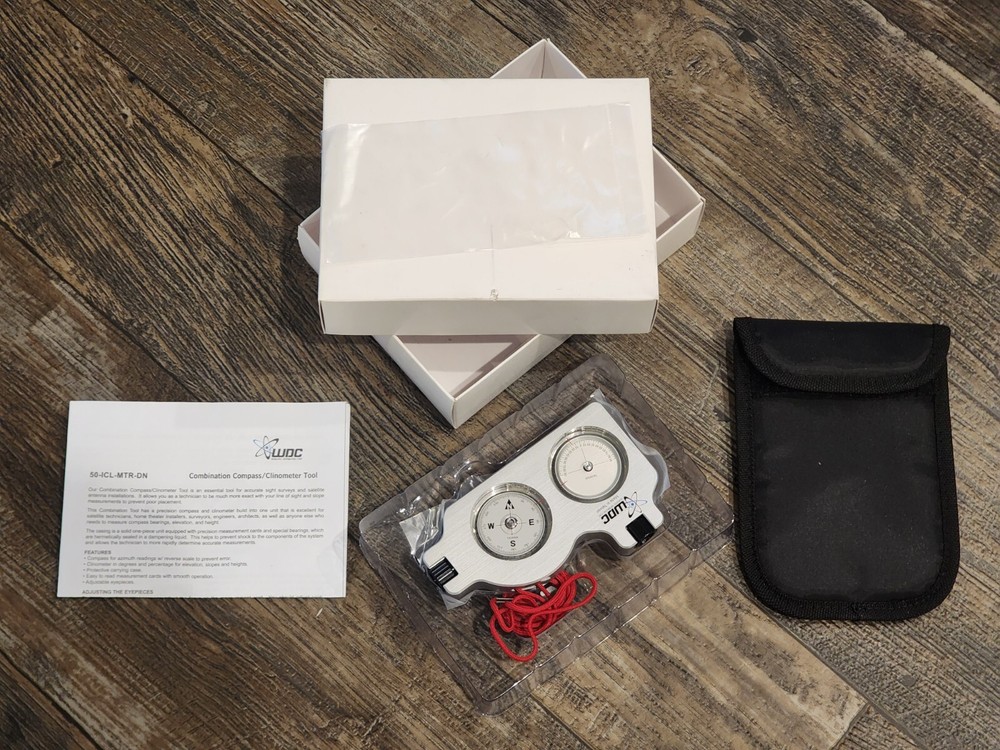 WDC Satellite Finder, Inclinometer & Compass Survey Tool DISH DIRECTV