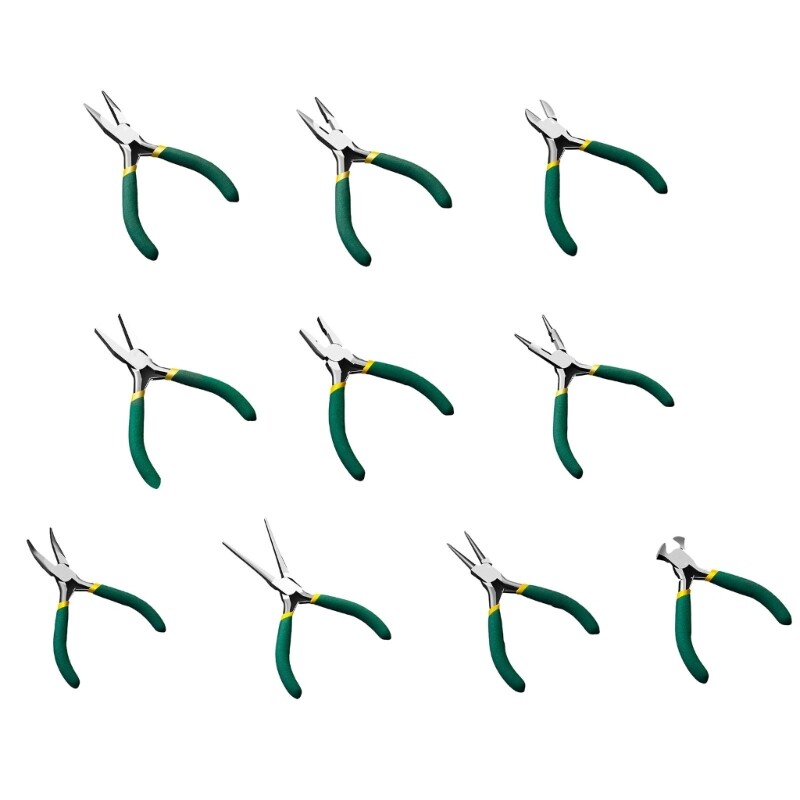 5-Inch Long Needle Round Nose Jewelry Pliers DIY Wire Cutting Tool