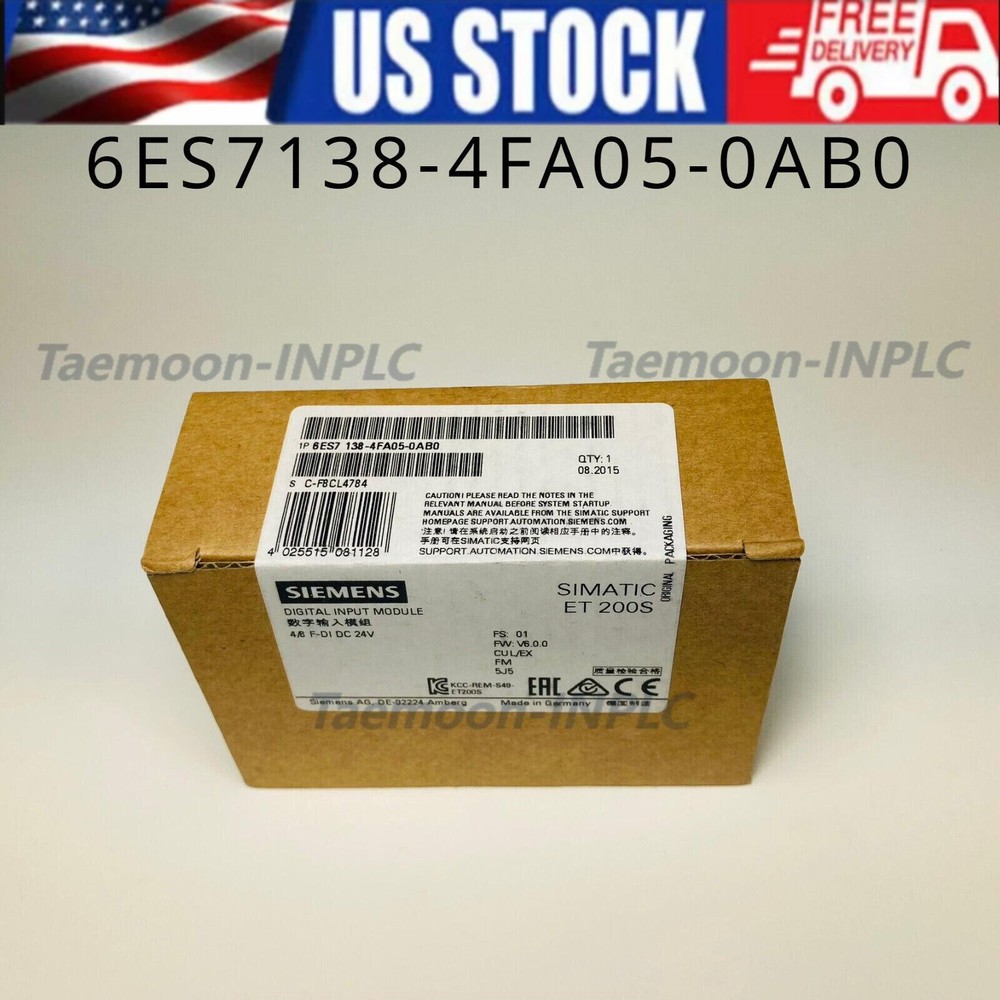 1pc Siemens 6ES7 138-4FA05-0AB0 6ES7138-4FA05-0AB0 Electronics module f ET200S