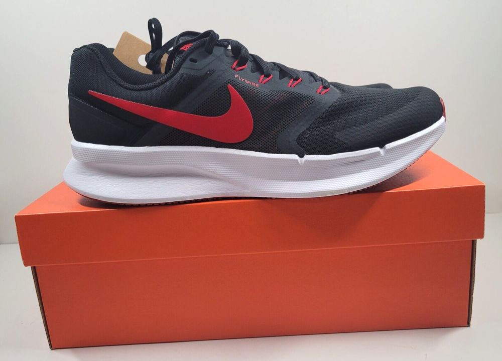 Nike Run Swift 3 Mens Shoes Size 11.5 Black Red  DR2695-001 Running Basketball
