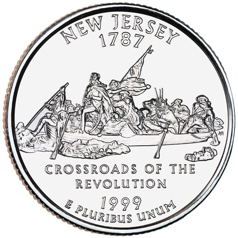 1999-D - New Jersey - U.S. State Quarter- UNC from US Mint