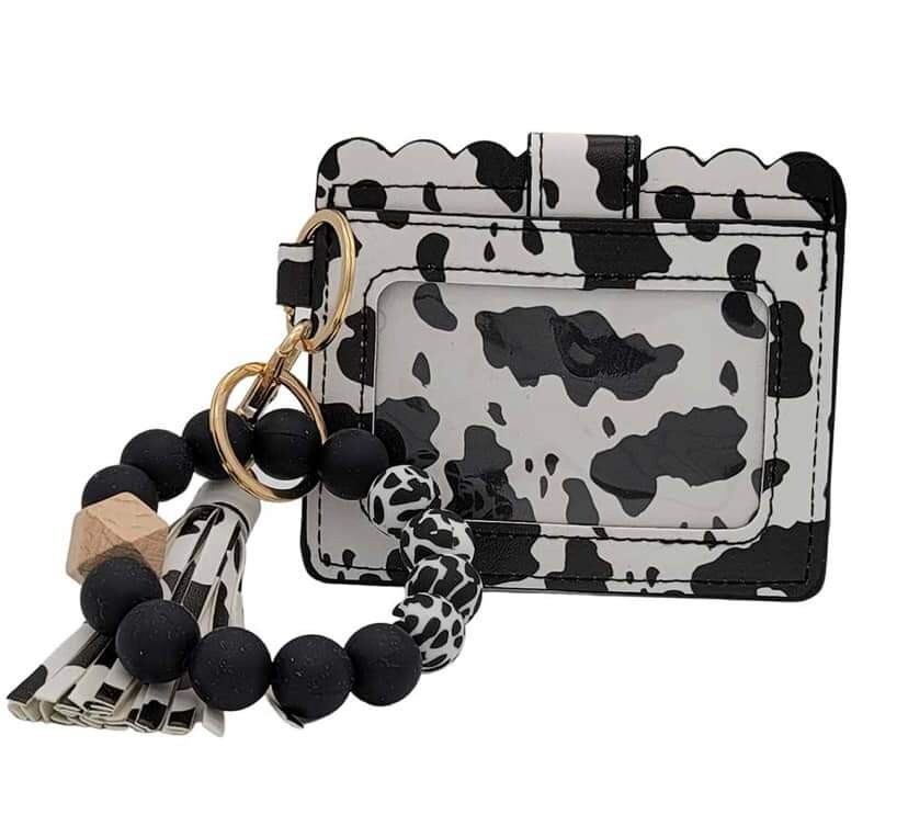 Slim RFID-Blocking Credit Card Holder Wristlet & Keychain-image