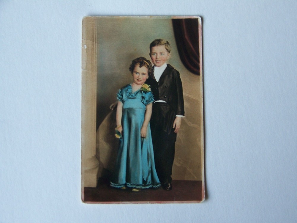 Philadelphia Pennsylvania PA RPPC Real Photo Lewis Studio Blue Eyed Children