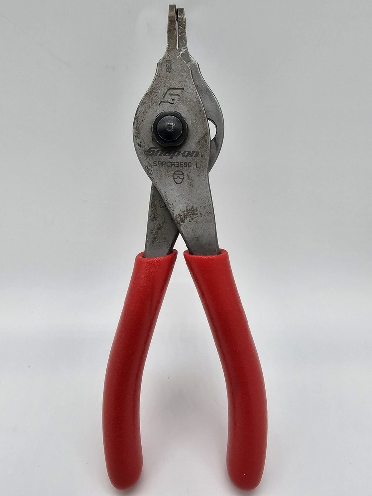 Snap-On Tools RED 90° Tip .038 Convertible Snap Ring Pliers SRPCR3890   NEW