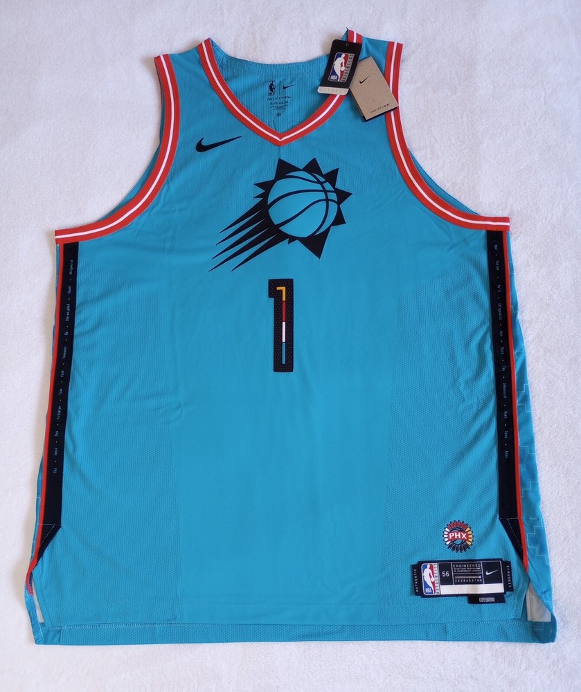 Nike Phoenix Suns Devin Booker 2022-2023 City Edition Authentic Jersey Sz 56 XXL