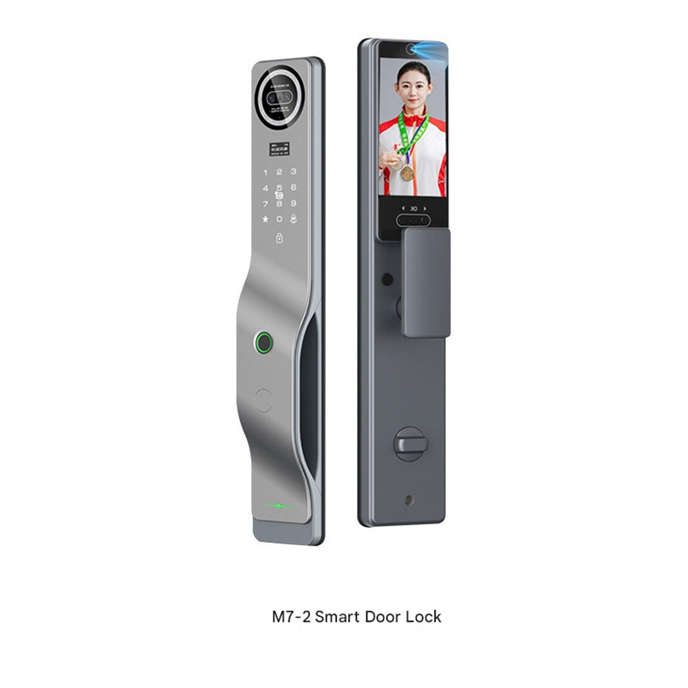 Smart Fingerprint Face Recognition Keyless Door Lock with Wifi and Palm Vein Access
