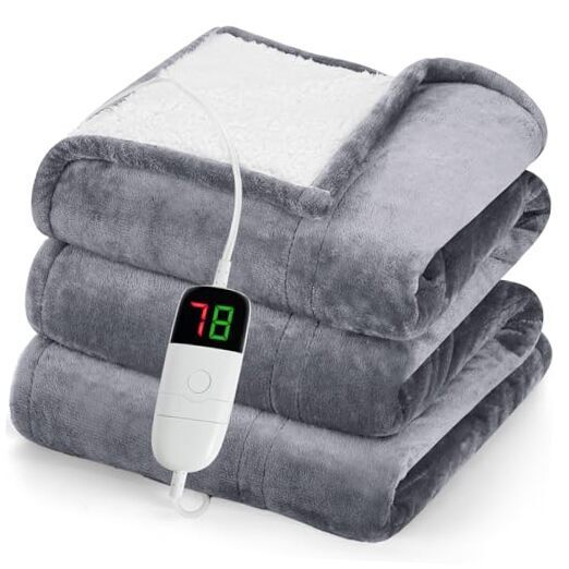 Heated Blanket Electric Throw 50