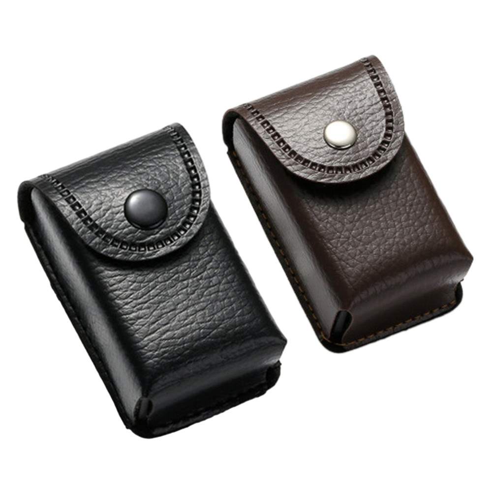 Portable Leather Folding Glasses Case Soft Eyeglass Protective Pouches
