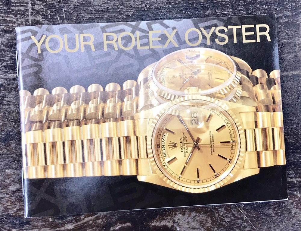 1992 Rolex Oyster Booklet for Daytona Explorer Submariner Sea-Dweller Gold Steel Models