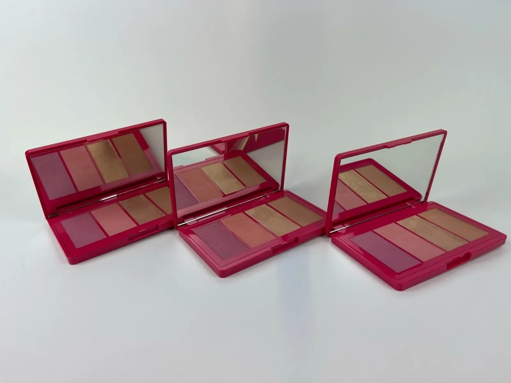 Lot Of 3 Lancome Starlight Face Palette -Color Shimmer Blush Shadow 9 g/0.32 oz