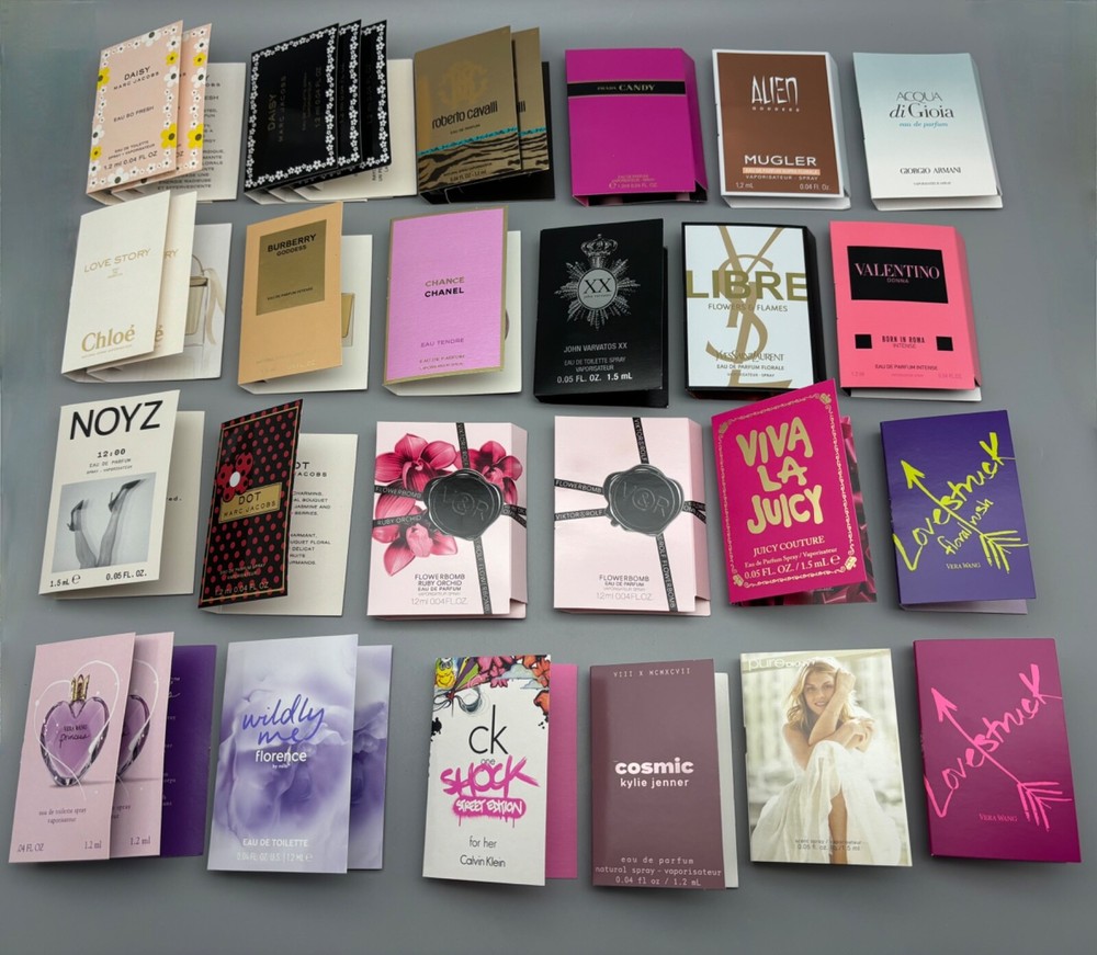 Lot of 30 Luxury High-End Designer Women's Parfum Perfume Samples Burberry YSL