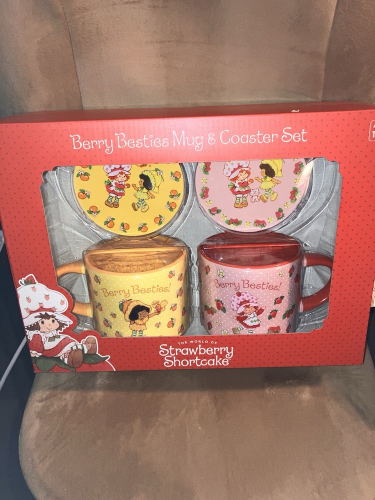 Strawberry Shortcake Berry Besties mug and coaster set - New